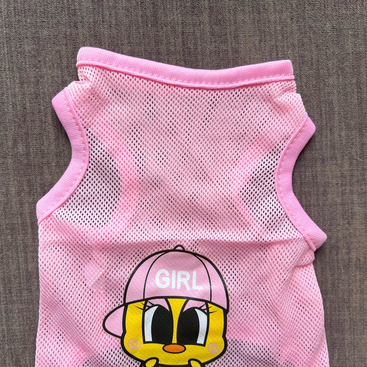 Áo Lưới Hồng Mát Mẻ Từ 1.5-10Kg Cho Chó Mèo - Ảnh 4