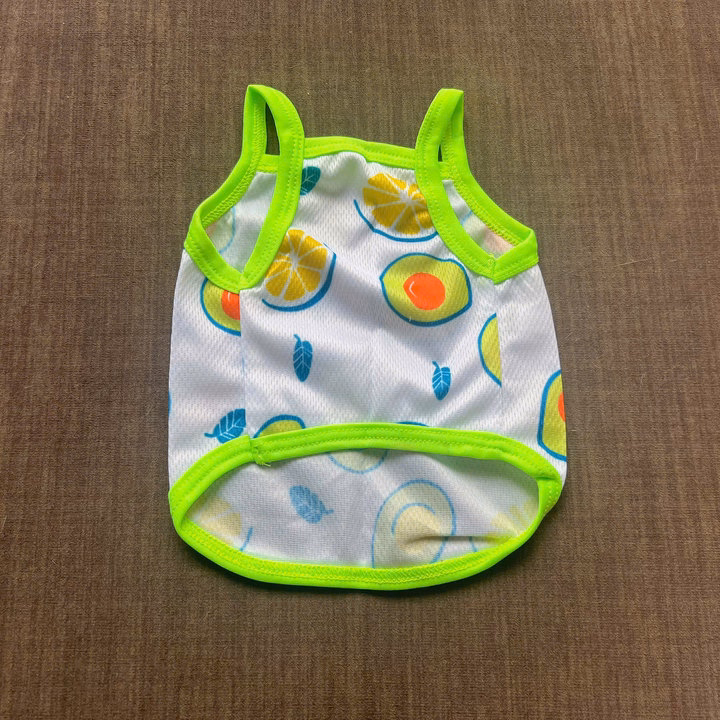 Áo Thun Hai Dây Quả Bơ Thông Hơi Siêu Cute Từ 1-7.5Kg Dành Cho Thú Cưng Chó Mèo - Ảnh 3