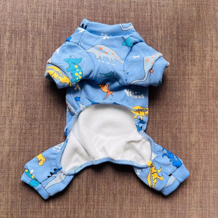 Áo Thun Nỉ Khủng Long Từ 1-5Kg Dành Cho Thú Cưng Chó Mèo - Ảnh 5