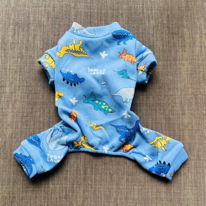 Áo Thun Nỉ Khủng Long Từ 1-5Kg Dành Cho Thú Cưng Chó Mèo - Ảnh 4