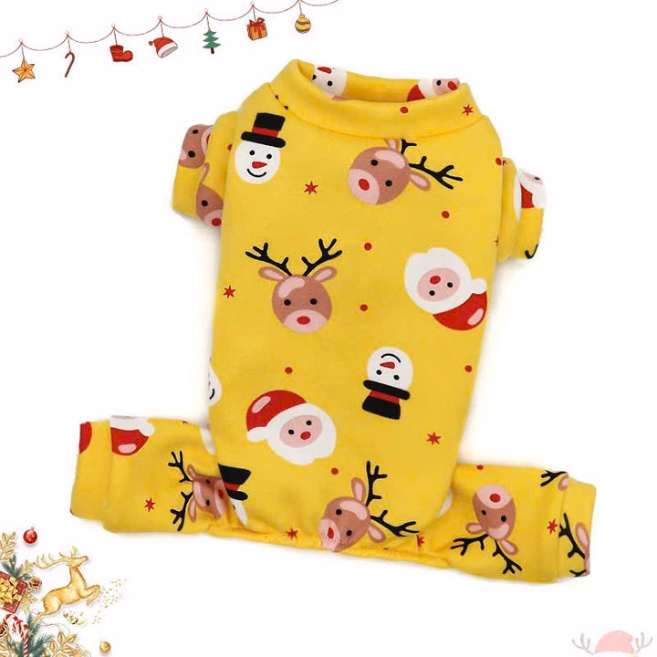 Áo Thun Nỉ Noel Từ 1-5Kg Dành Cho Thú Cưng Chó Mèo