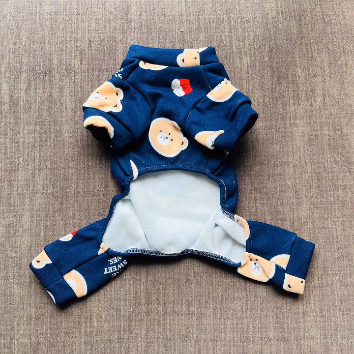 Áo Thun Nỉ Gấu Từ 1-5Kg Dành Cho Thú Cưng Chó Mèo - Ảnh 2