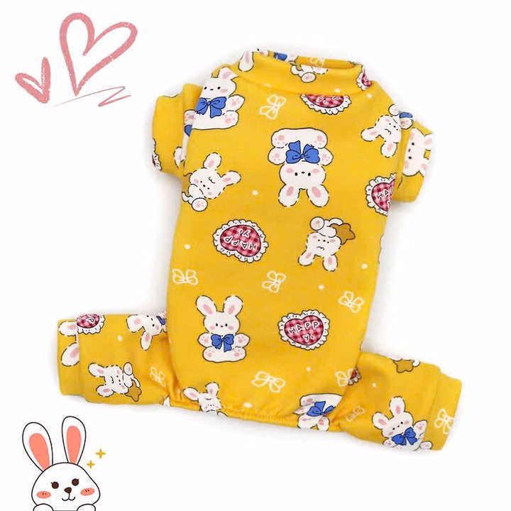 Áo Thun Nỉ Thỏ Xinh Từ 1-5Kg Dành Cho Thú Cưng Chó Mèo