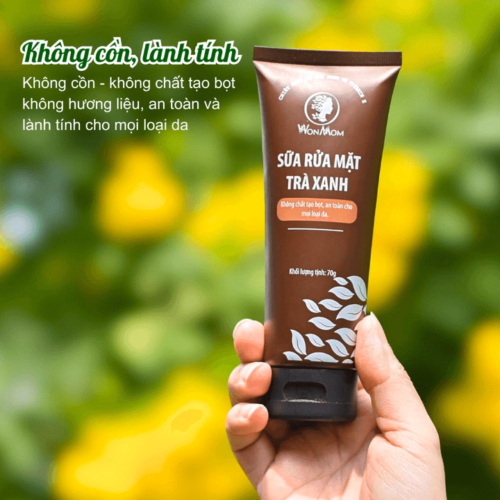 Bộ Dưỡng Da Mặt Trắng Hồng Chuyên Sâu Từ Thảo Mộc Wonmom (1 Sữa Rửa Mặt + 1 Serum Vitamin C + 1 Kem Nghệ Tươi) - Ảnh 7