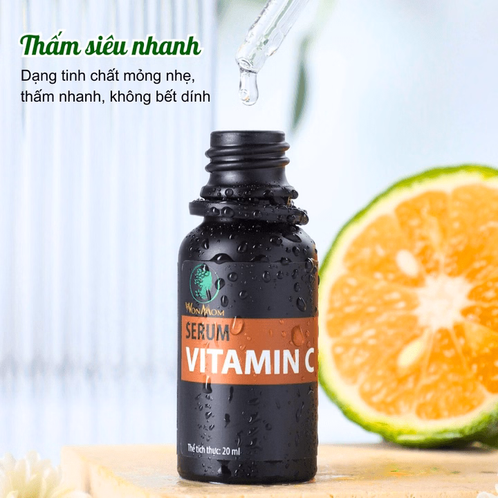 Bộ Dưỡng Da Mặt Trắng Hồng Chuyên Sâu Từ Thảo Mộc Wonmom (1 Sữa Rửa Mặt + 1 Serum Vitamin C + 1 Kem Nghệ Tươi) - Ảnh 9