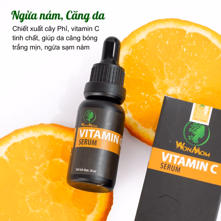 Bộ Dưỡng Da Mặt Trắng Hồng Chuyên Sâu Từ Thảo Mộc Wonmom (1 Sữa Rửa Mặt + 1 Serum Vitamin C + 1 Kem Nghệ Tươi) - Ảnh 4