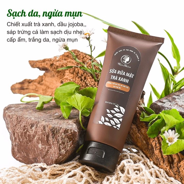 Bộ Đánh Bay Mụn Cứng Đầu Chuyên Sâu Wonmom (1 Sữa Rửa Mặt + 1 Serum Mụn + 1 Kem Cấp Ẩm) - Ảnh 8