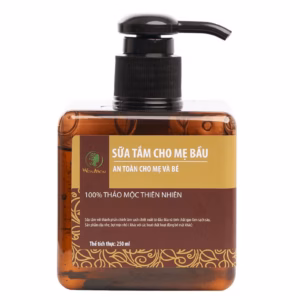 Sữa Tắm Hữu Cơ Cho Mẹ Dưỡng Da Trắng Mịn, Ngừa Mụn Viêm 250Ml - Wonmom