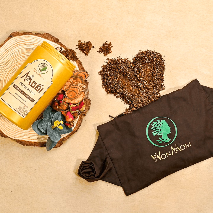 Combo Bộ Giảm Eo Siêu Tiết Kiệm Cho Mẹ Sau Sinh Wonmom (Muối Thảo Dược Giảm Eo + Đai Quấn Muối) - Ảnh 7