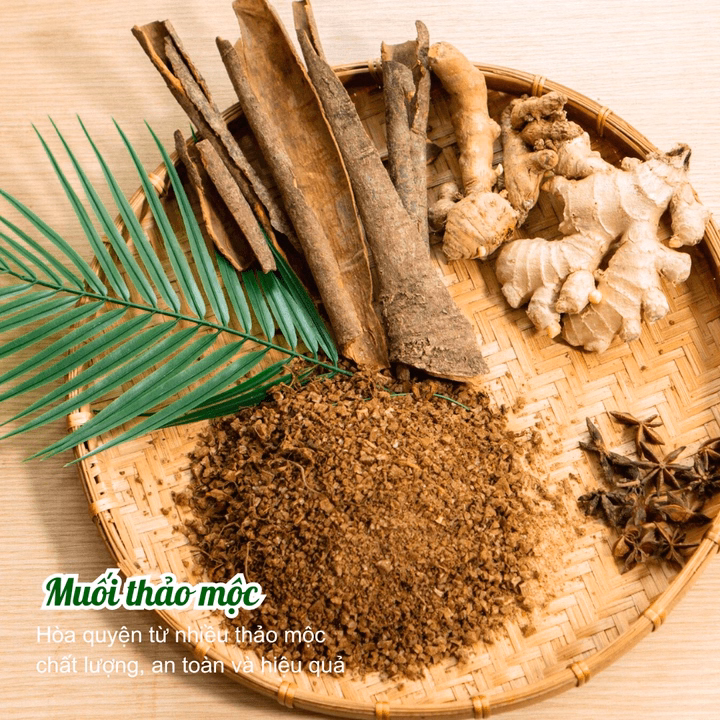 Combo Bộ Giảm Eo Siêu Tiết Kiệm Cho Mẹ Sau Sinh Wonmom (Muối Thảo Dược Giảm Eo + Đai Quấn Muối) - Ảnh 4