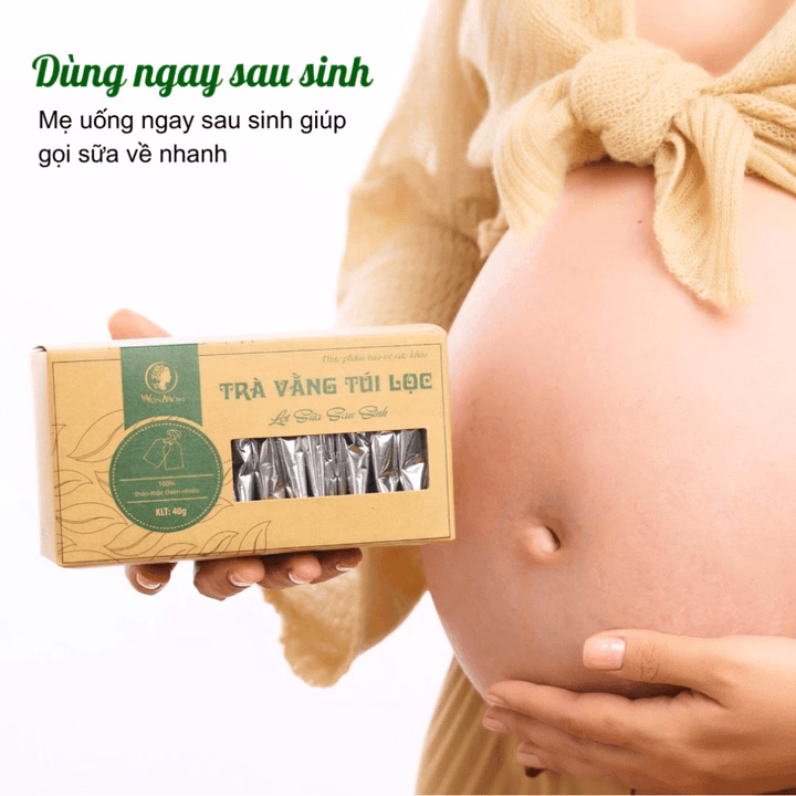 Combo 2 Hộp Trà Vằng Túi Lọc Lợi Sữa, Giảm Cân Sau Sinh Wonmom ( 40 Túi ) - Ảnh 4