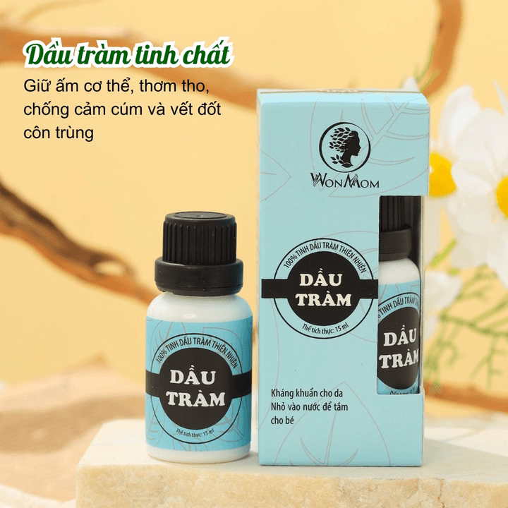 Combo Giúp Mẹ Thơm, Bé Khỏe Wonmom (Hộp Thảo Mộc Xông Vùng Kín Cho Mẹ + Dầu Tràm) - Ảnh 2