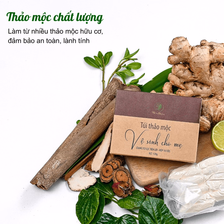 Combo Giúp Mẹ Thơm, Bé Khỏe Wonmom (Hộp Thảo Mộc Xông Vùng Kín Cho Mẹ + Dầu Tràm) - Ảnh 5