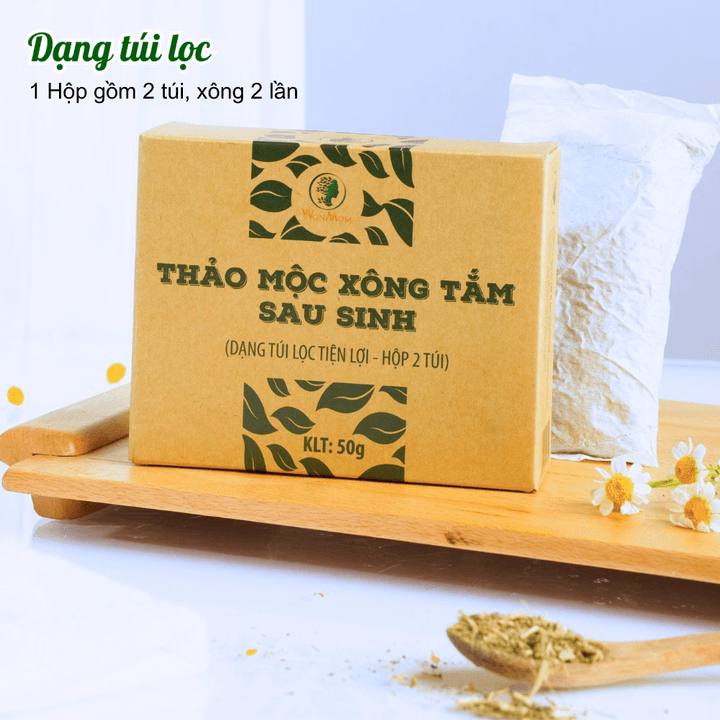 Bộ Sản Phẩm Sau Sinh Wonmom Ngừa Trầm Cảm (Muối Ngâm Chân + Thảo Mộc Xông Tắm Toàn Thân) - Ảnh 4