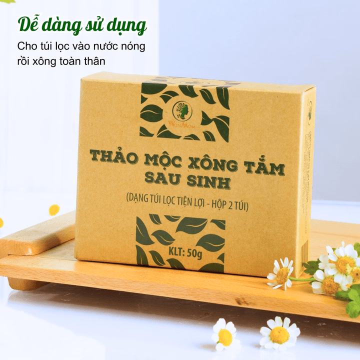 Bộ Sản Phẩm Sau Sinh Wonmom Ngừa Trầm Cảm (Muối Ngâm Chân + Thảo Mộc Xông Tắm Toàn Thân) - Ảnh 6