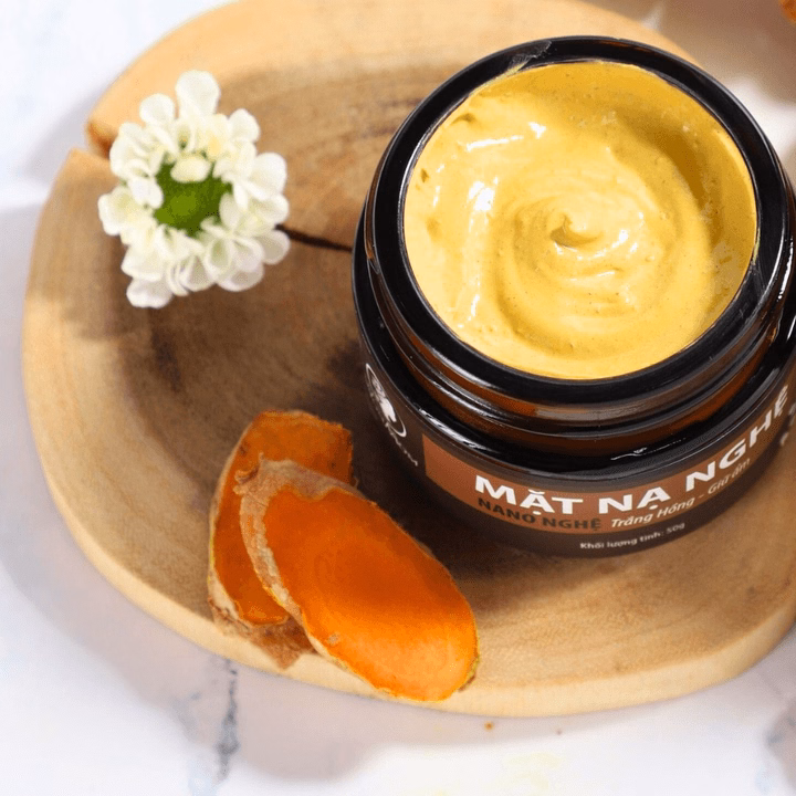 Mặt Nạ Nghệ Trắng Da, Sạch Mụn Wonmom 50G - Ảnh 7