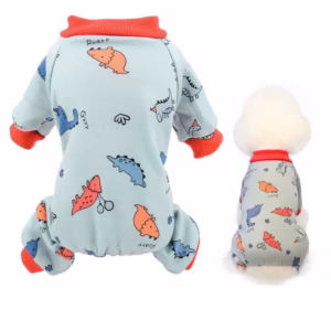 Áo Thun Nỉ Hoạ Tiết Khủng Long Cute Từ 1-4.5Kg Dành Cho Thú Cưng Chó Mèo