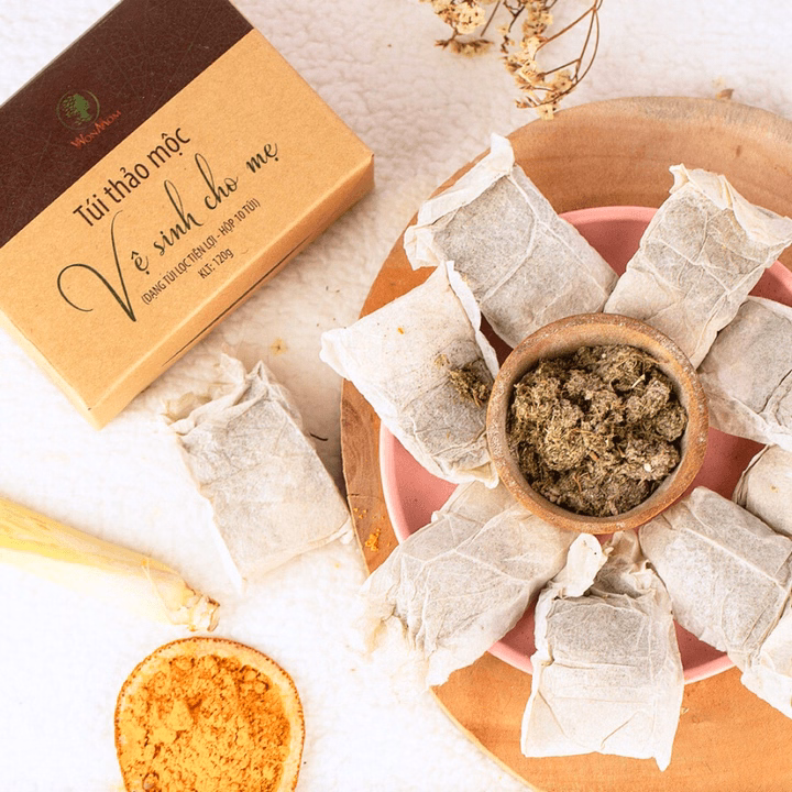 Combo 2 Hộp Túi Thảo Mộc Xông Vùng Kín Thơm Tho Cho Mẹ Bầu Và Sau Sinh Wonmom (10 Túi/Hộp) - Ảnh 5