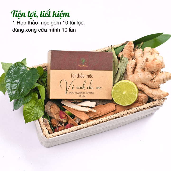 Combo 2 Hộp Túi Thảo Mộc Xông Vùng Kín Thơm Tho Cho Mẹ Bầu Và Sau Sinh Wonmom (10 Túi/Hộp) - Ảnh 4