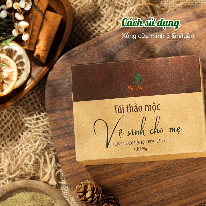 Combo 2 Hộp Túi Thảo Mộc Xông Vùng Kín Thơm Tho Cho Mẹ Bầu Và Sau Sinh Wonmom (10 Túi/Hộp) - Ảnh 8