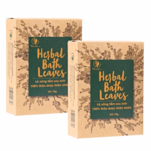 Combo 2 Hộp Lá Xông Thảo Dược Toàn Thân Hỗ Trợ Giảm Cân, Lưu Thông Khí Huyết Sau Sinh Wonmom