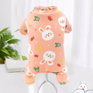 Áo Thun Nỉ Hoạ Tiết Thỏ Cute Từ 1-5Kg Dành Cho Thú Cưng Chó Mèo