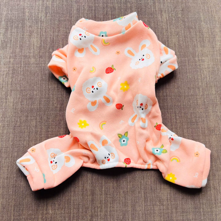 Áo Thun Nỉ Hoạ Tiết Thỏ Cute Từ 1-5Kg Dành Cho Thú Cưng Chó Mèo - Ảnh 3