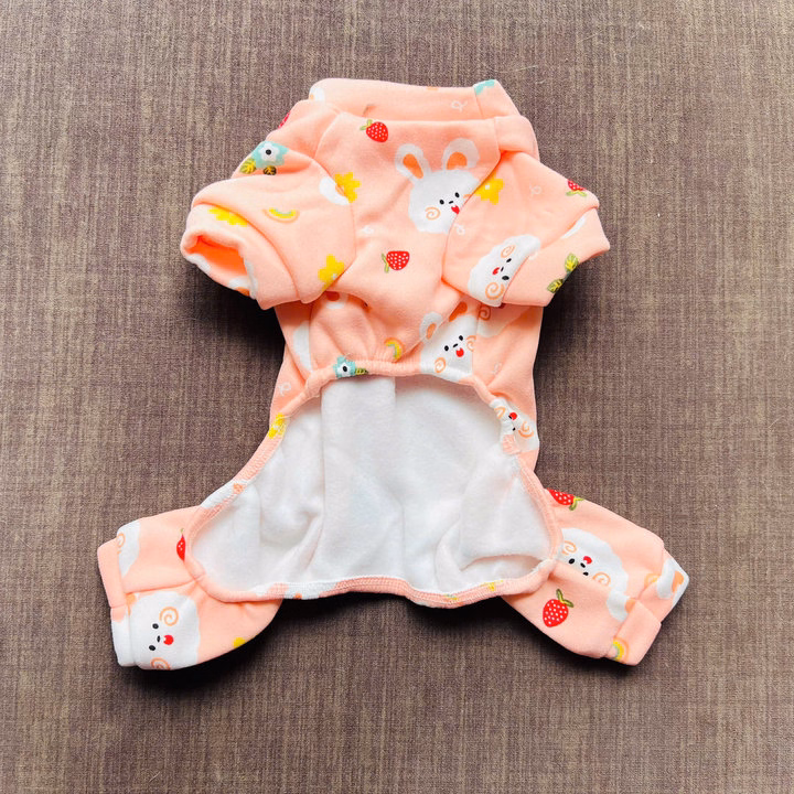 Áo Thun Nỉ Hoạ Tiết Thỏ Cute Từ 1-5Kg Dành Cho Thú Cưng Chó Mèo - Ảnh 2