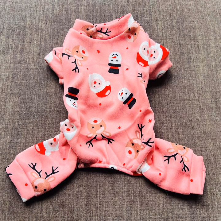 Áo Thun Nỉ Noel Dễ Thương Từ 1-5Kg Dành Cho Thú Cưng Chó Mèo - Ảnh 2