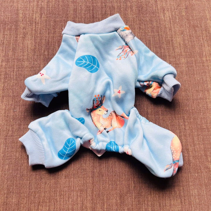 Áo Thun Nỉ Hoạ Tiết Nai Cute Từ 1-4.5Kg Dành Cho Thú Cưng Chó Mèo - Ảnh 4