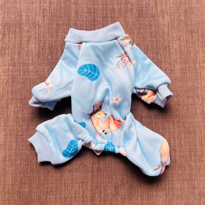 Áo Thun Nỉ Hoạ Tiết Nai Cute Từ 1-4.5Kg Dành Cho Thú Cưng Chó Mèo - Ảnh 5