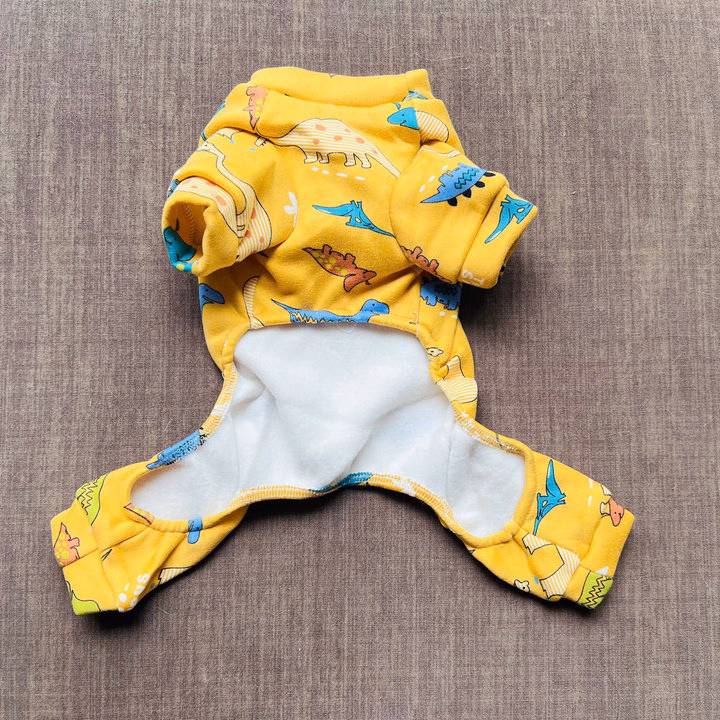 Áo Thun Nỉ Khủng Long Dễ Thương Từ 1-5Kg Dành Cho Thú Cưng Chó Mèo - Ảnh 3