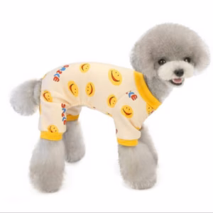 Áo Thun Nỉ Hoạ Tiết Mặt Cười Từ 1-4.5Kg Dành Cho Thú Cưng Chó Mèo