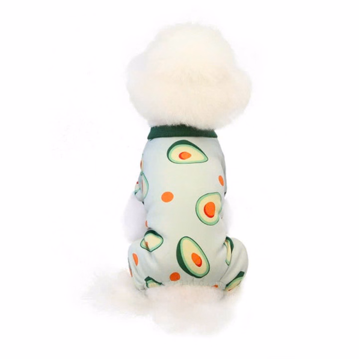 Áo Thun Nỉ Hoạ Tiết Quả Bơ Từ 1-4.5Kg Dành Cho Thú Cưng Chó Mèo - Ảnh 2