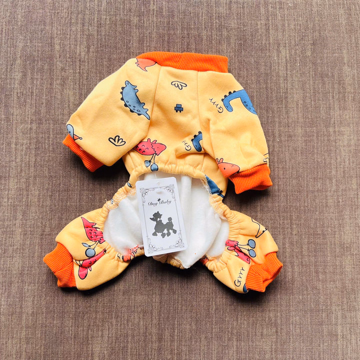 Áo Thun Nỉ Khủng Long Xinh Từ 1-4.5Kg Dành Cho Thú Cưng Chó Mèo - Ảnh 7