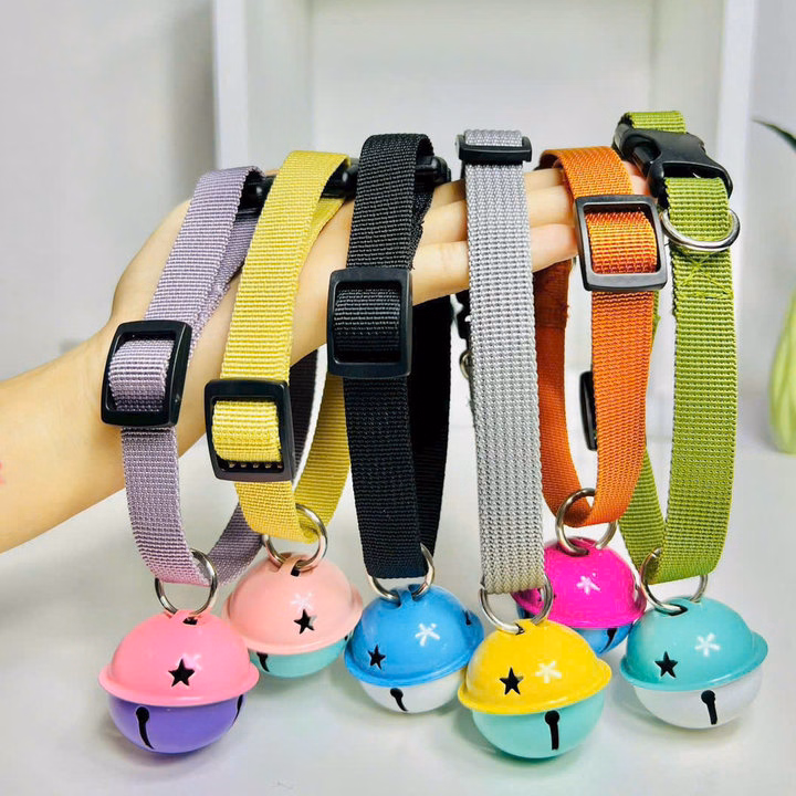 Vòng Cổ Chuông To Dễ Thương Từ 1-20Kg Dành Cho Thú Cưng Chó Mèo