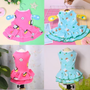 Đầm Tầng Tươi Mát Dễ Thương Từ 0.5-12Kg Dành Cho Thú Cưng Chó Mèo