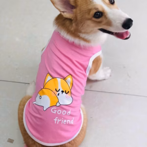 Áo Ba Lỗ Corgi Dành Cho Thú Cưng Chó Mèo