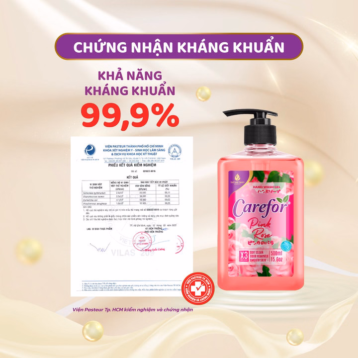 Sữa Rửa Tay Dưỡng Ẩm Carefor 500Ml - Ảnh 4