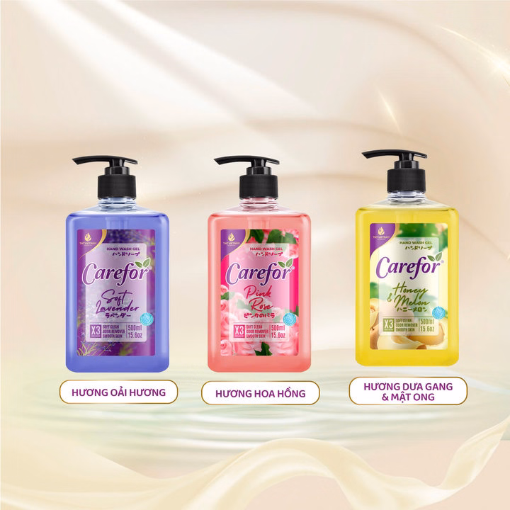 Sữa Rửa Tay Dưỡng Ẩm Carefor 500Ml - Ảnh 2