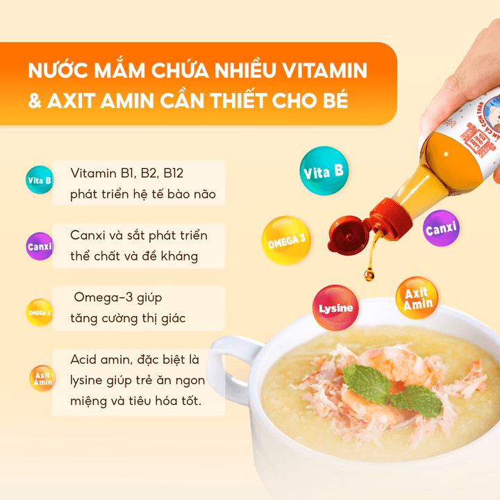 Nước Mắm Cá Cơm Than Làng Chài Xưa Cho Bé Ăn Dặm Từ 6 Tháng Tuổi, An Toàn, Nhiều Cá Ít Muối Chứa Nhiều Vitamin 60Ml/Chai - Làng Chài Xưa - Ảnh 7