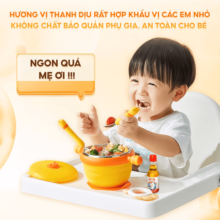 Nước Mắm Cá Cơm Than Làng Chài Xưa Cho Bé Ăn Dặm Từ 6 Tháng Tuổi, An Toàn, Nhiều Cá Ít Muối Chứa Nhiều Vitamin 60Ml/Chai - Làng Chài Xưa - Ảnh 9