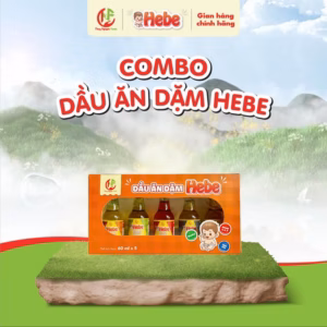 Combo 5 Dầu Olive - Cá Hồi - Dầu Mè - Dầu Gấc - Dầu Óc Chó 60Ml Hebe
