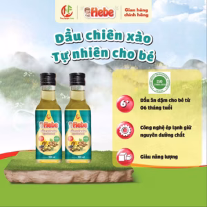 Dầu Chiên Xào Tự Nhiên Cho Bé 150Ml - Hebe