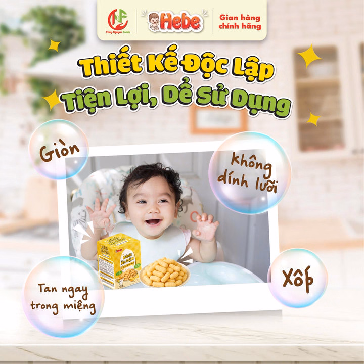 Bánh Ăn Dặm Hebe - Vị Chuối Tự Nhiên 30G - Ảnh 2