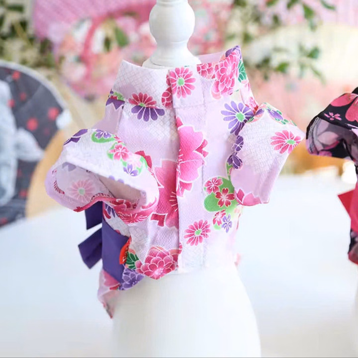 Váy Hoa Kiểu Nhật Bản Sang Trọng Từ Từ 0.5-8Kg Dành Cho Chó Mèo - Ảnh 17