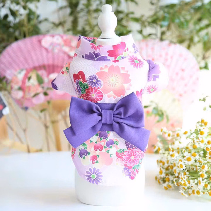 Váy Hoa Kiểu Nhật Bản Sang Trọng Từ Từ 0.5-8Kg Dành Cho Chó Mèo - Ảnh 18