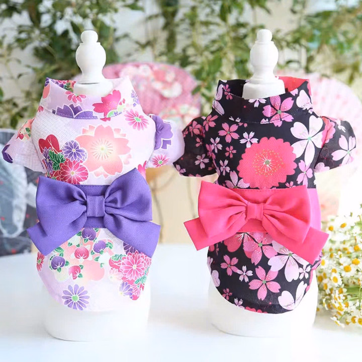 Váy Hoa Kiểu Nhật Bản Sang Trọng Từ Từ 0.5-8Kg Dành Cho Chó Mèo - Ảnh 7
