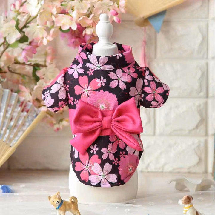 Váy Hoa Kiểu Nhật Bản Sang Trọng Từ Từ 0.5-8Kg Dành Cho Chó Mèo - Ảnh 9