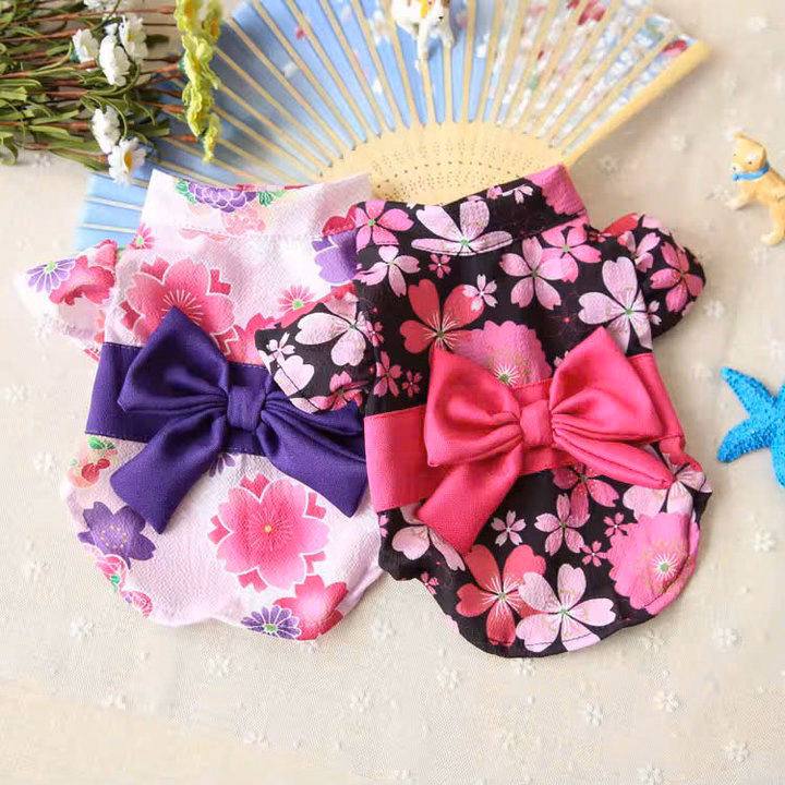 Váy Hoa Kiểu Nhật Bản Sang Trọng Từ Từ 0.5-8Kg Dành Cho Chó Mèo - Ảnh 16